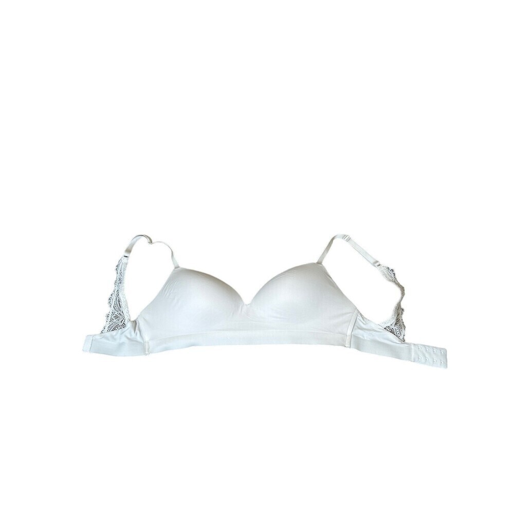SOMA bra 34D comfort padded no underwire lace trim straps